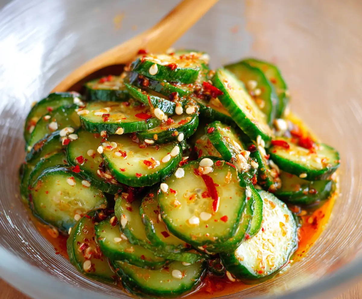 Easy Spicy Cucumber Salad Recipe