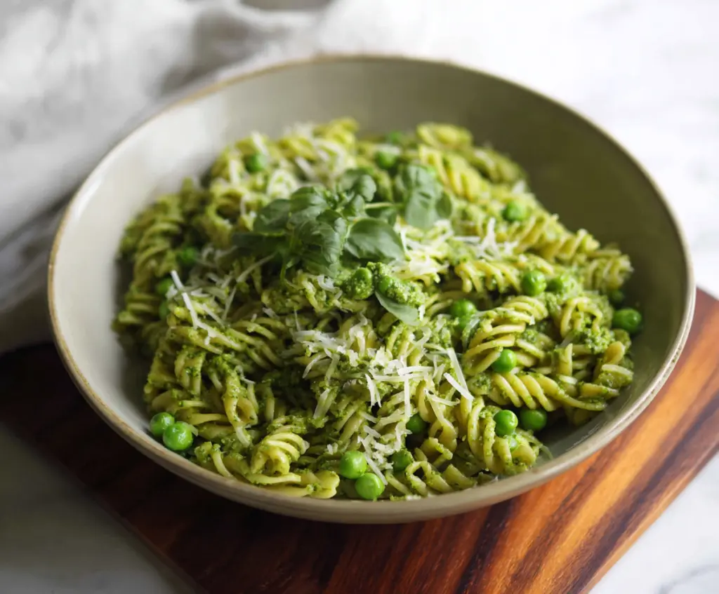 Spring Pea Pesto Pasta