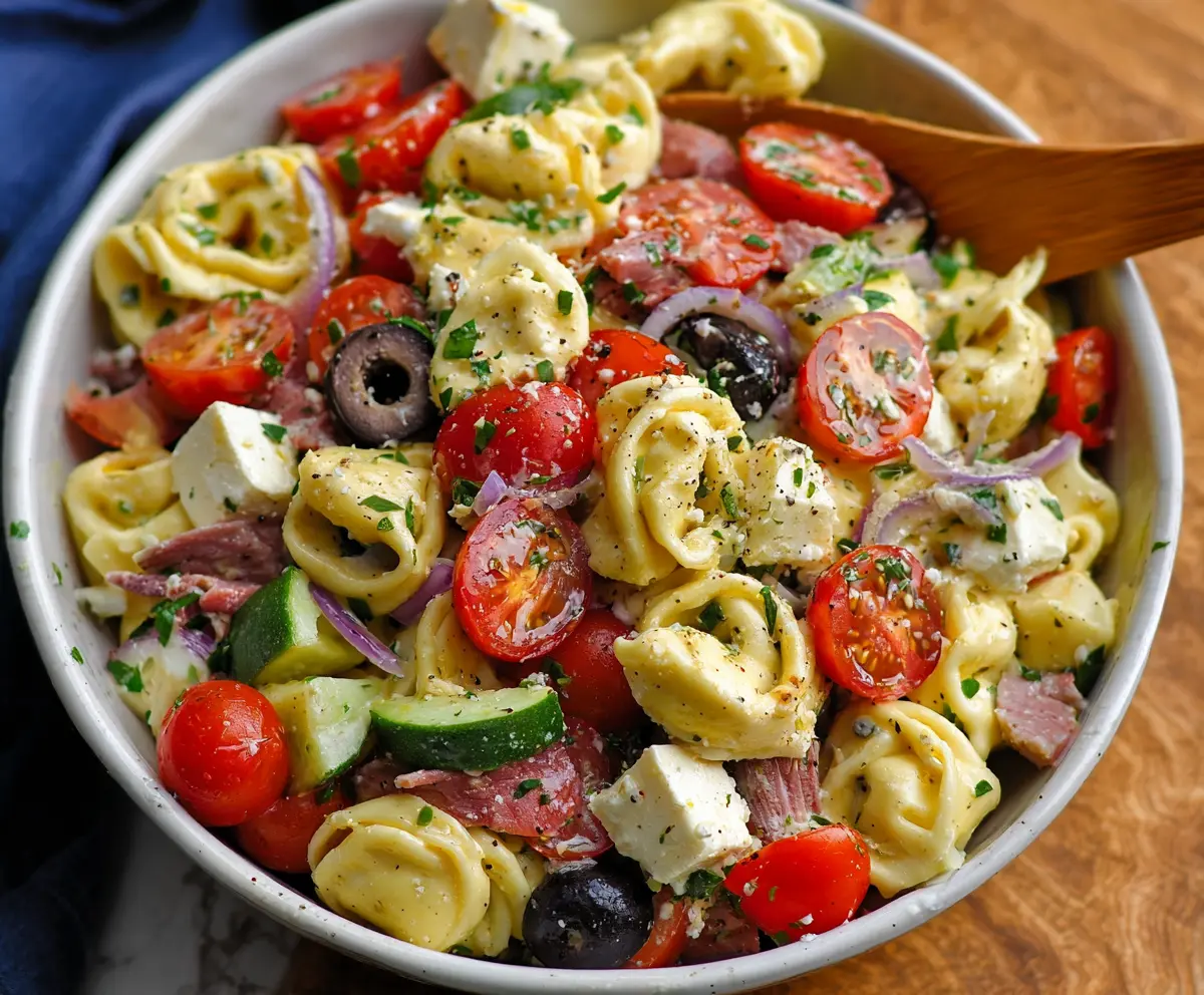Easy Tortellini Pasta Salad Recipe