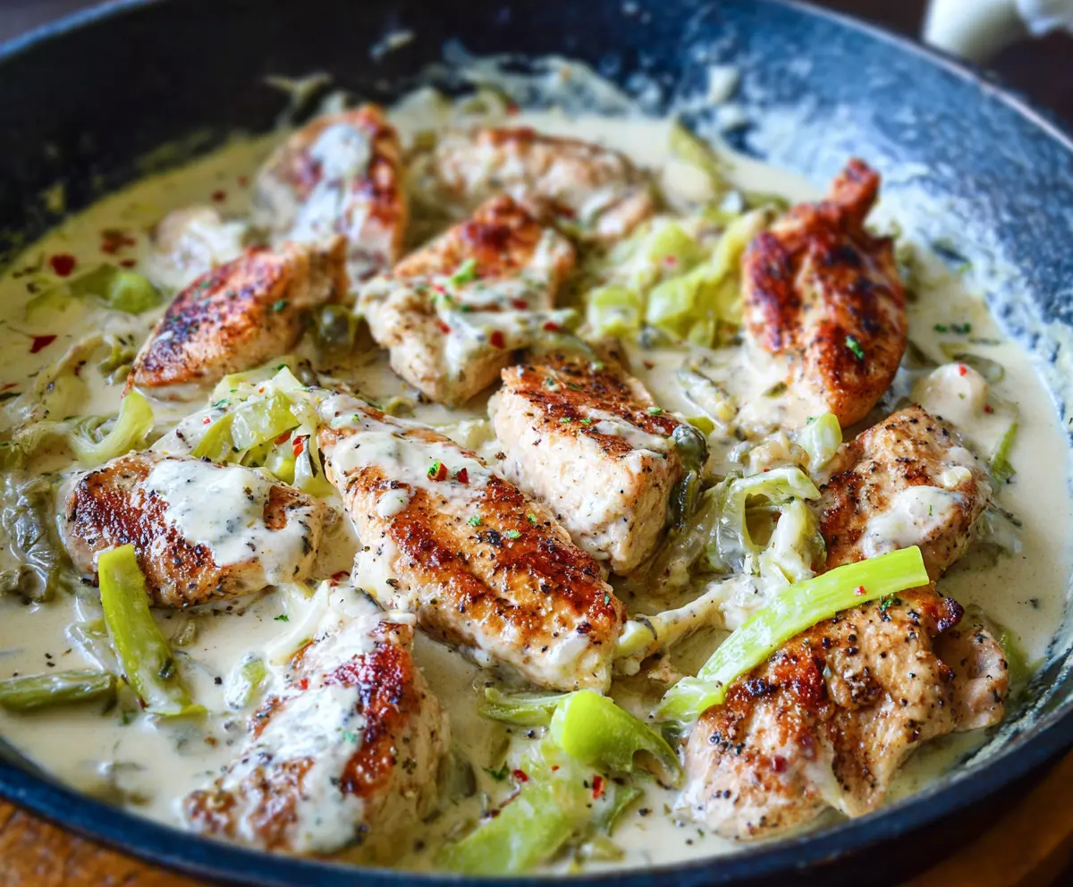 Creamy Pepperoncini Chicken Skillet