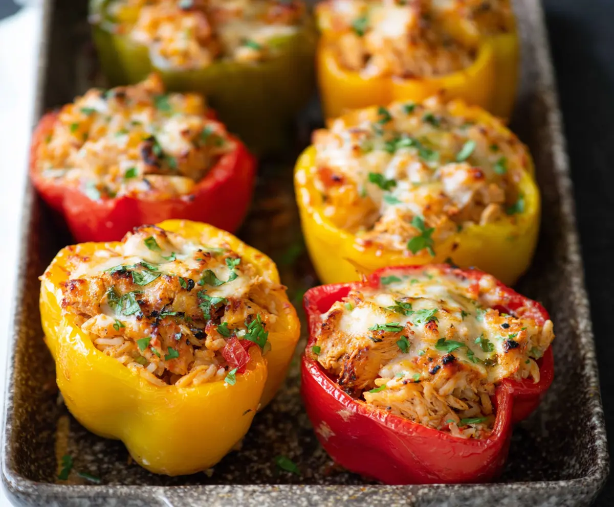 Sweet & Savory Teriyaki Stuffed Peppers